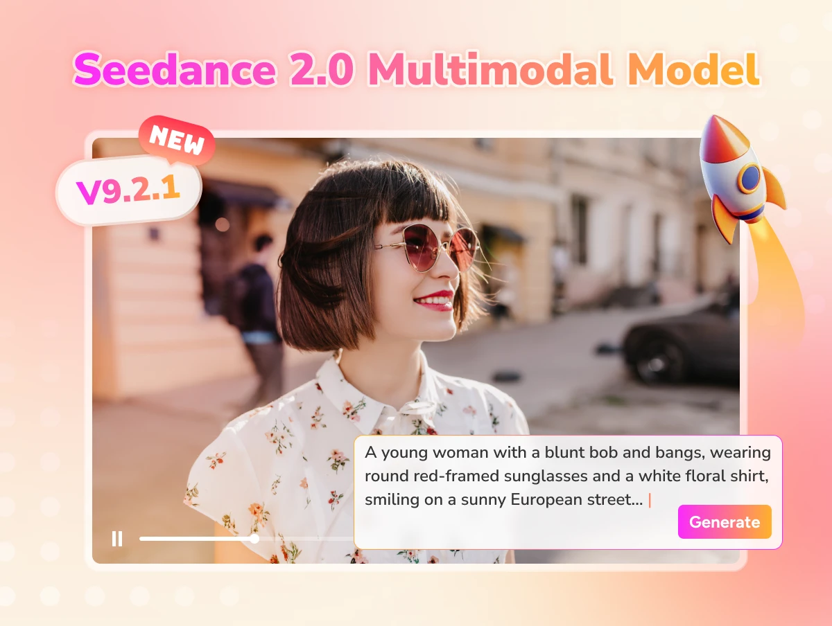 Any Video Converter v9.2.1 propose une génération vidéo par IA de nouvelle génération grâce à Seedance 2.0.