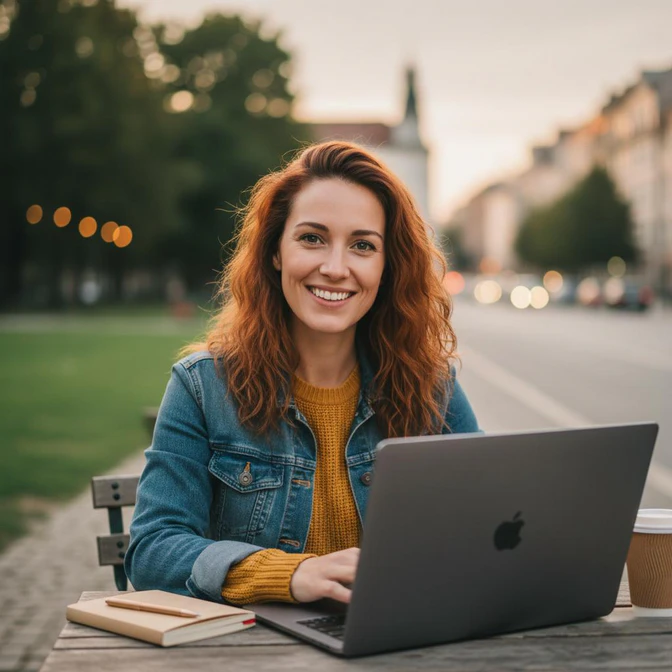 generate headshots with ai in outdoor style