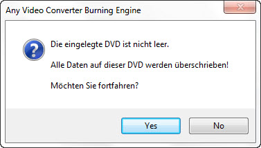 DVD Konfiguration