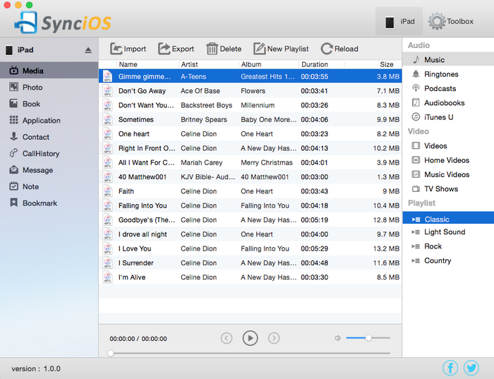 syncios ipod audio converter