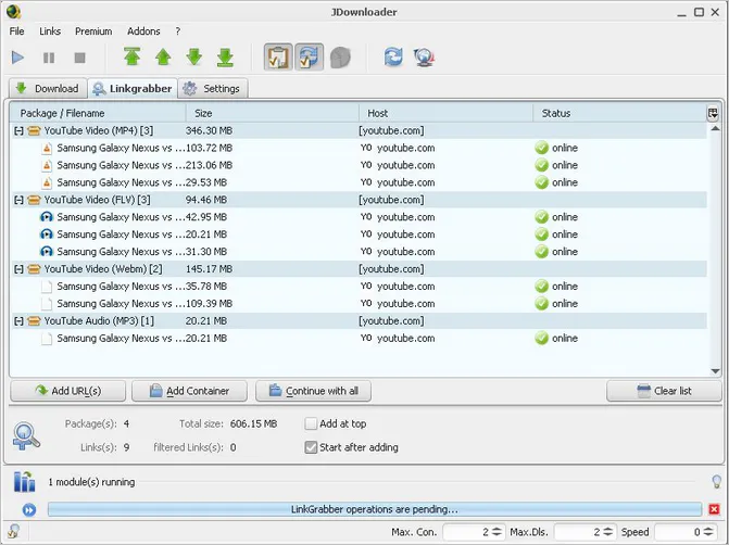 downr alternative - jdownloader