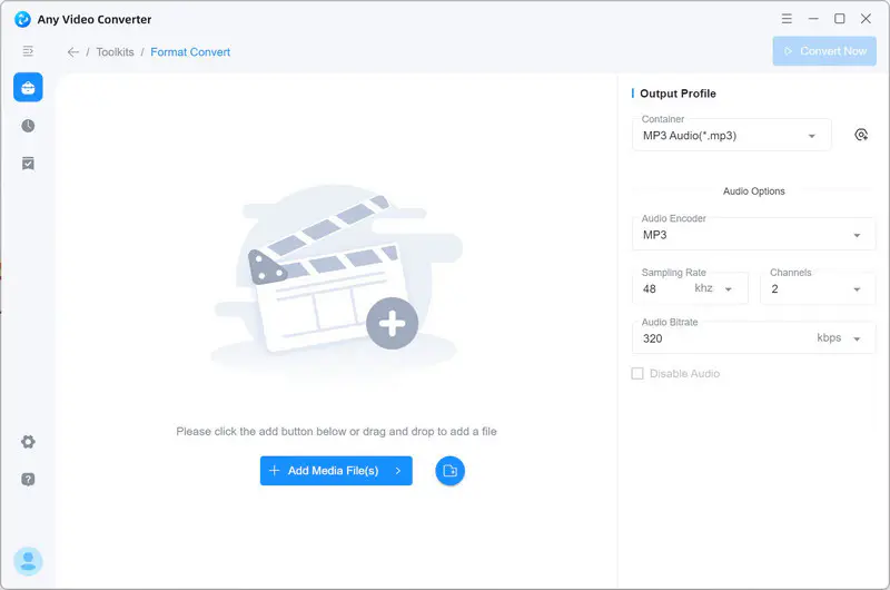 add audio files to any video converter