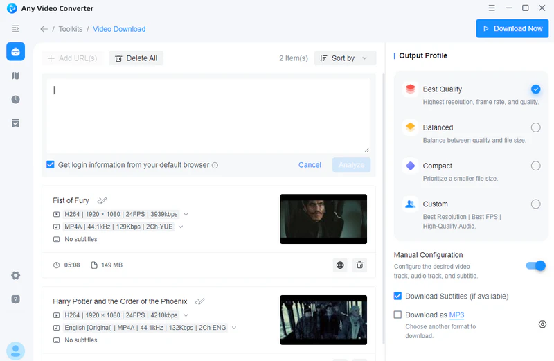 add youtube movies