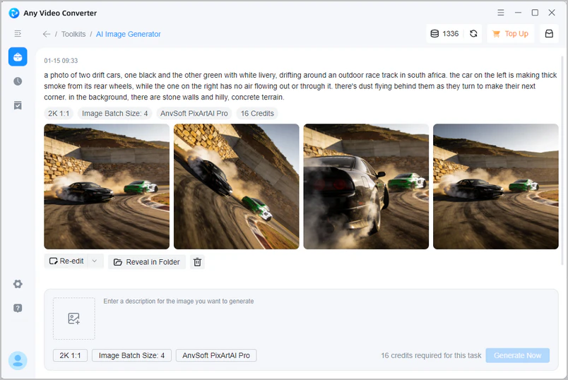 ai generation result