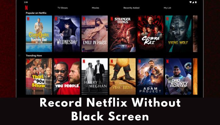 record netflix videos