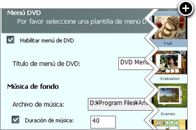 Copiar videos a DVD Disc